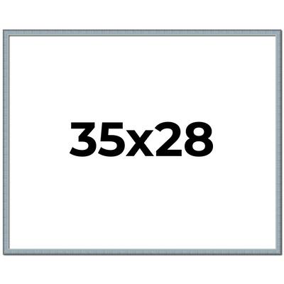 35x28 Frame Rustic Sky Blue Solid Wood Picture Frame | 0.75 Inch