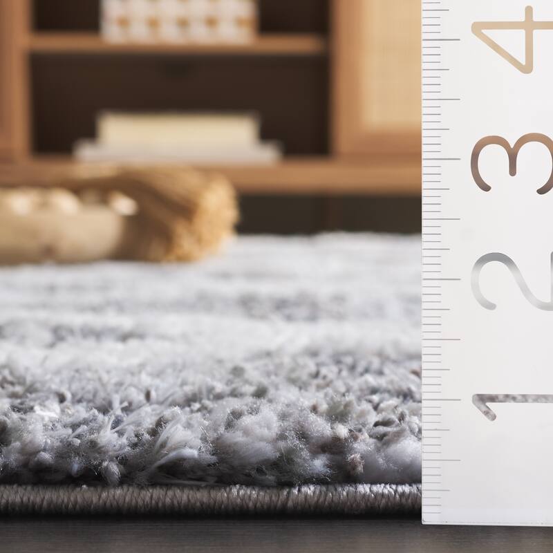 SAFAVIEH Everett Shag Ljubomira 1-inch Thick Rug