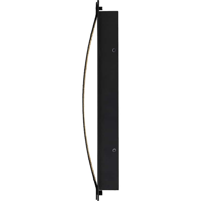 Onyx Integrated LED Earth Black Outdoor Wall Lantern