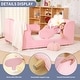 preview thumbnail 6 of 22, Toddler Floor Bed with Removable Guard Rails for Kids Aged 1-6 Years
