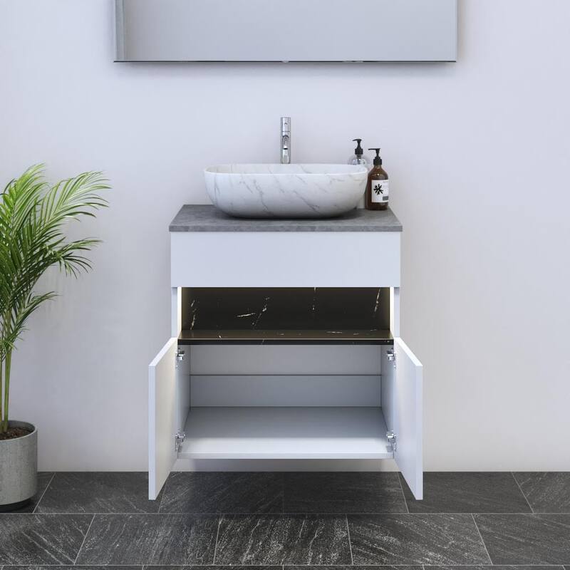 Laguna 2D 60 Floating Bathroom Vanity (24" Width)