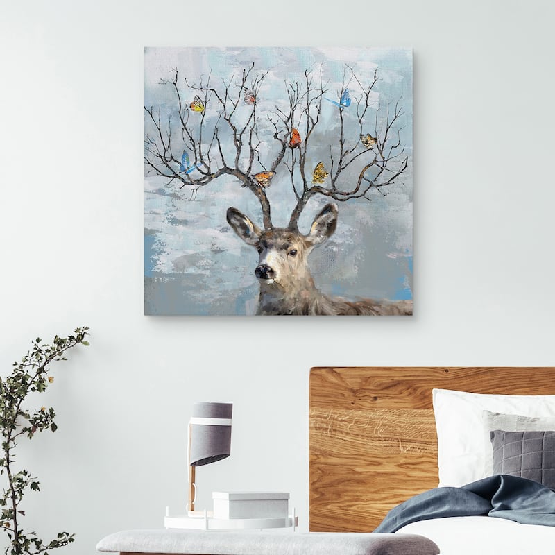 Nearest & Deerest by Studio Arts Canvas Art Print