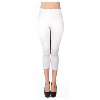 women's white capri leggings