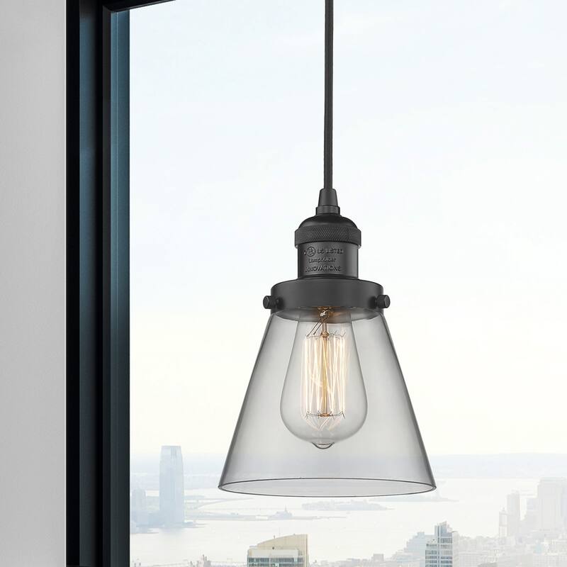 Innovations Lighting Franklin Restoration Cone - 1 Light 6" Cord Hung Mini Pendant
