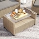 preview thumbnail 11 of 16, Corvus Armitage 8-piece Outdoor Wicker Sofa Set with Cushions