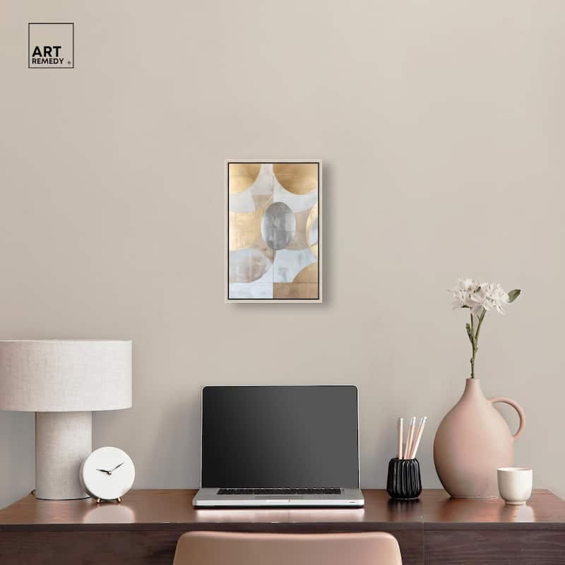 Golden Orb II Canvas by Art Remedy