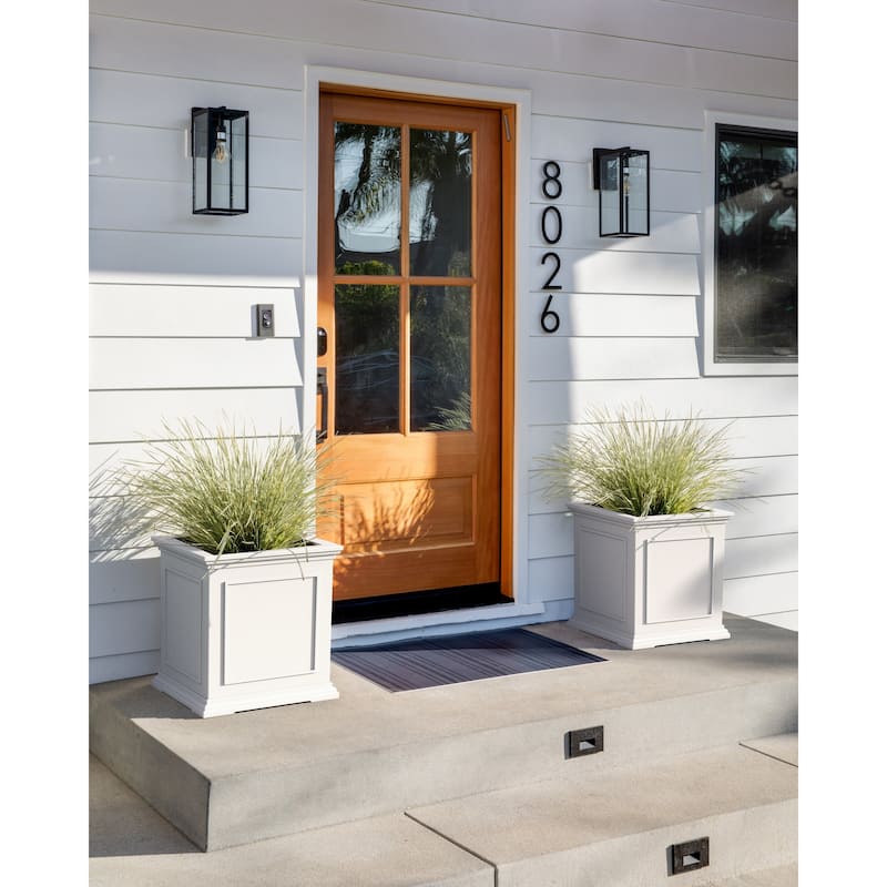 Veradek Brixton Cube 20-inch Planter Box