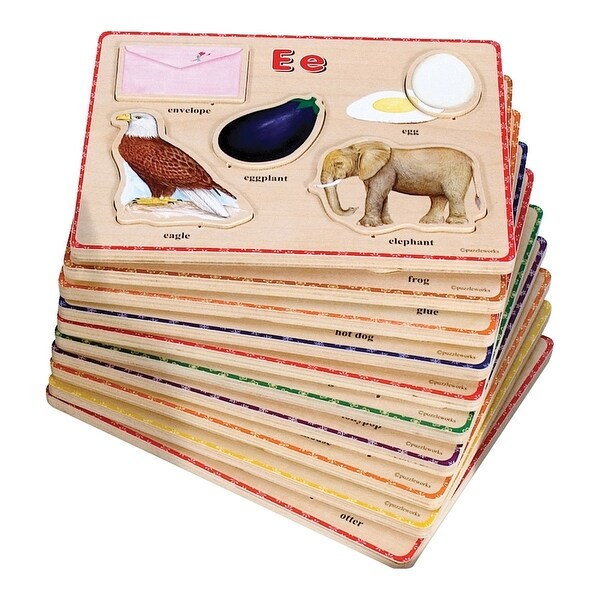 Puzzleworks Individual 5 Piece ABC Puzzles - Set of 26 - Bed Bath