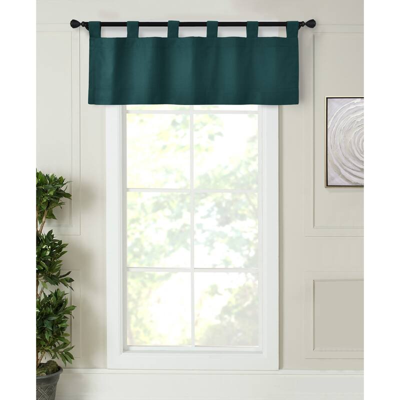 ThermaLogic Weathermate Insulated Cotton Tab Top Valance