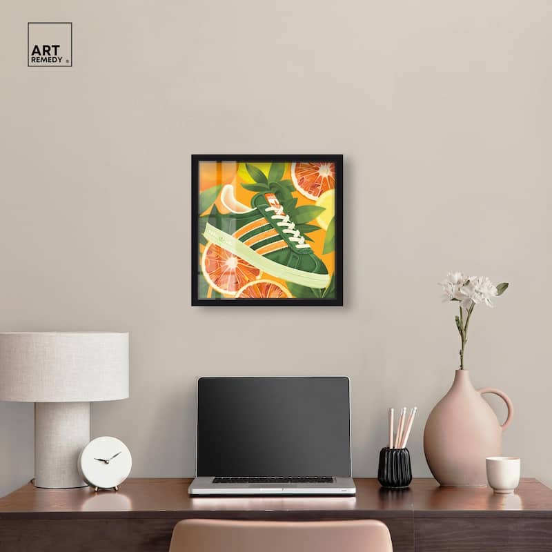 Citrus Sneaker Shadowbox by Art Remedy