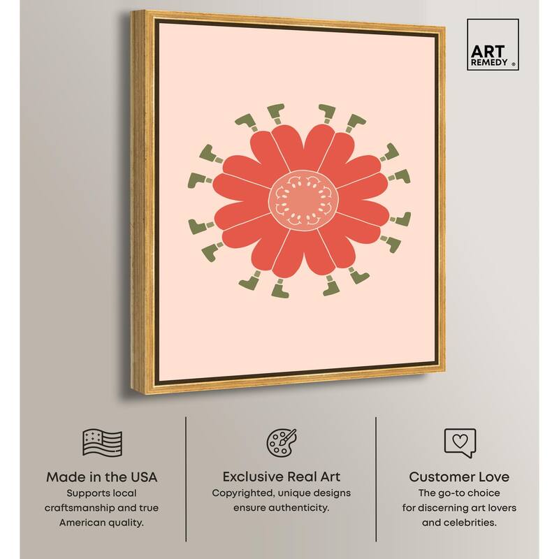 Walk in Floral Canvas by Art Remedy