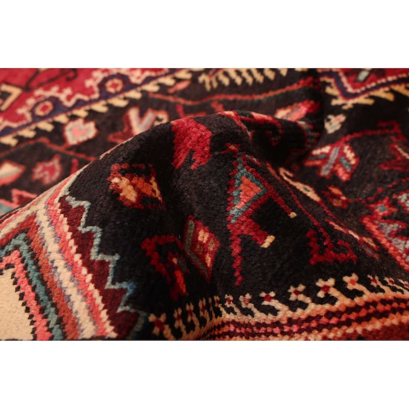 ECARPETGALLERY Hand-knotted Anadol Vintage Black Wool Rug - 4'11 x 8'10