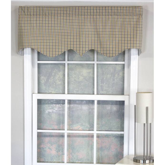 RLF Home Quality Gee Color Gray Regal Valance - 50x17