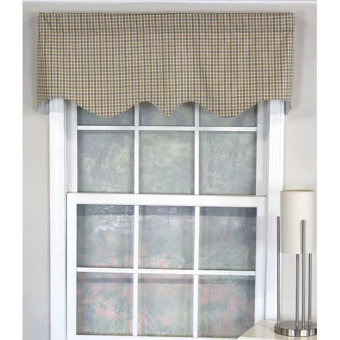 RLF Home Quality Gee Color Gray Regal Valance - 50x17