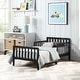 preview thumbnail 1 of 28, Olive & Opie Jax Toddler Bed Black