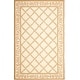 preview thumbnail 106 of 105, SAFAVIEH Handmade Chelsea Kimber Trellis French Country Wool Rug 3'9" x 5'9" - Ivory/Camel - Rectangle