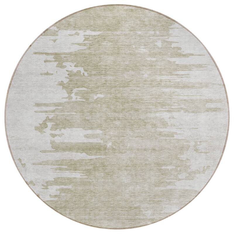 Machine Washable Indoor/ Outdoor Chantille Abstract Ombre Rug