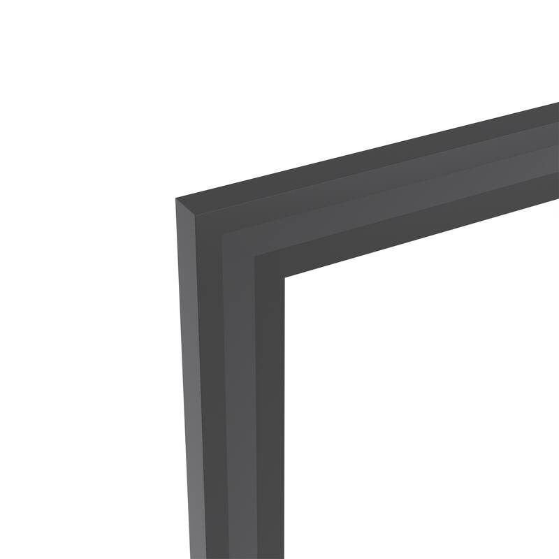 60" x 40" Oversized Rectangle Bathroom Wall Mirror with Aluminum Frame