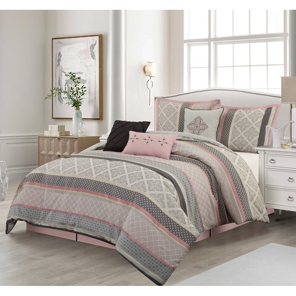 Pink Queen Size Comforters and Sets Bed Bath Beyond