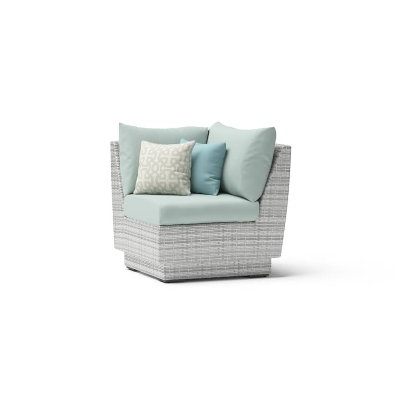Cannes 4 Piece Sunbrella Outdoor Patio Sectional & Table