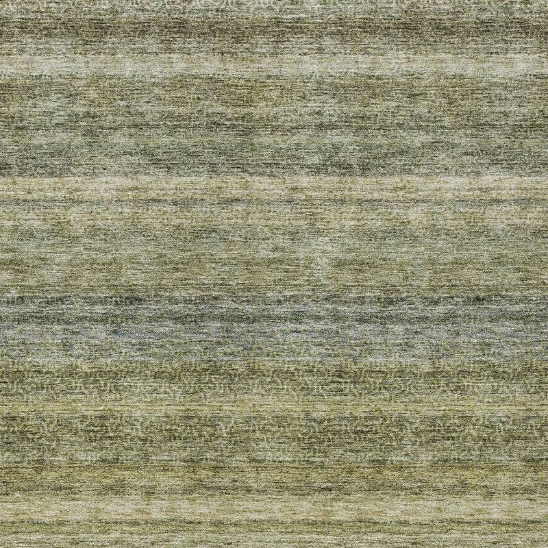 HomeRoots Striped Transitional Rectangle Outdoor Rug