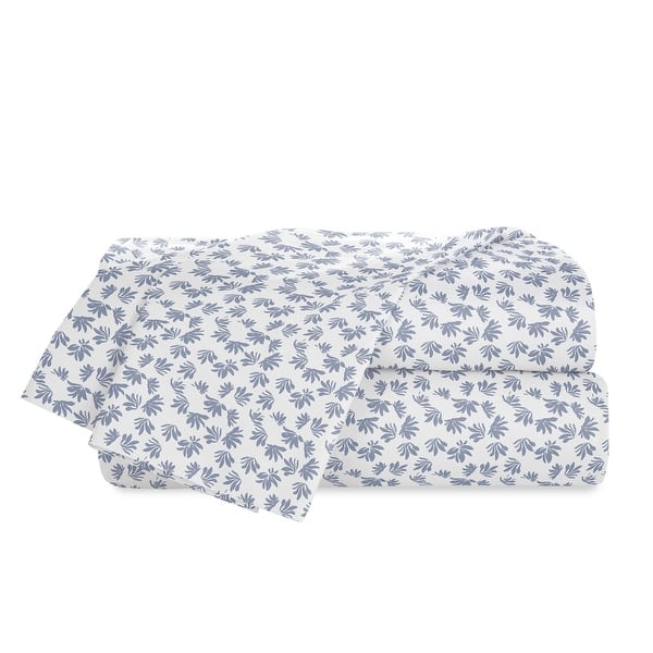 slide 2 of 5, Southern Tide Coastal Jasmine Sheet Set Full - Blue