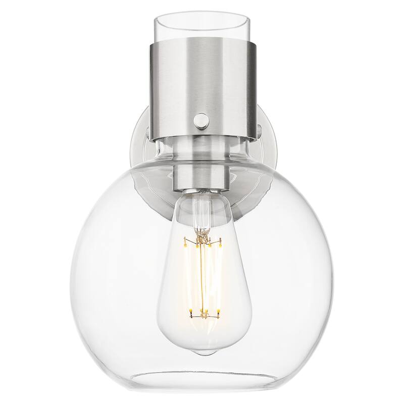 Innovations Lighting 464-1W-G464B-7CL Lawton Sphere 9" Tall Bathroom
