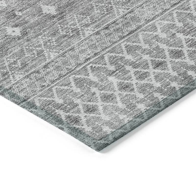 Machine Washable Indoor/ Outdoor Chantille Morrocan Boho Rug