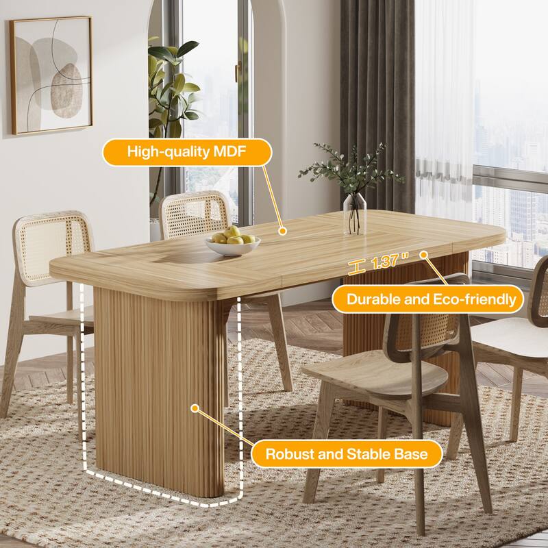 Japanese 62-Inch 5FT Rectangular Conference Meeting Seminar Table