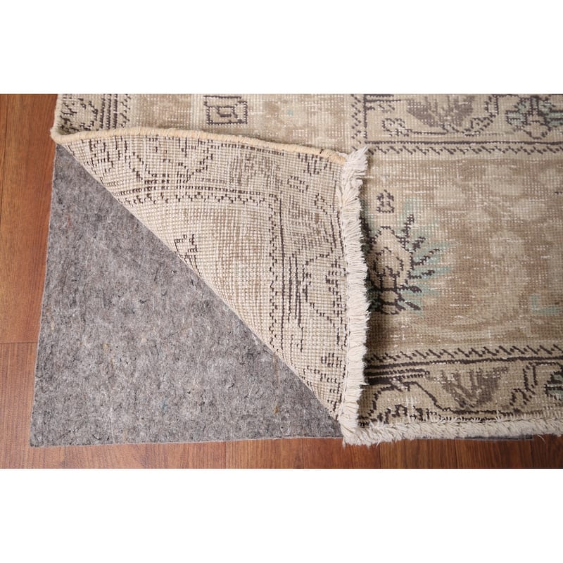 Tabriz Persian Antique Area Rug Handmade Wool Carpet - 9'5" x 12'2"
