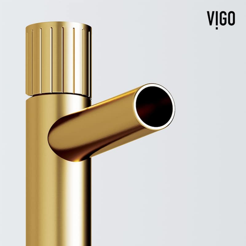 VIGO Ashford 11" H Single Handle Single Hole Vessel Bathroom Faucet