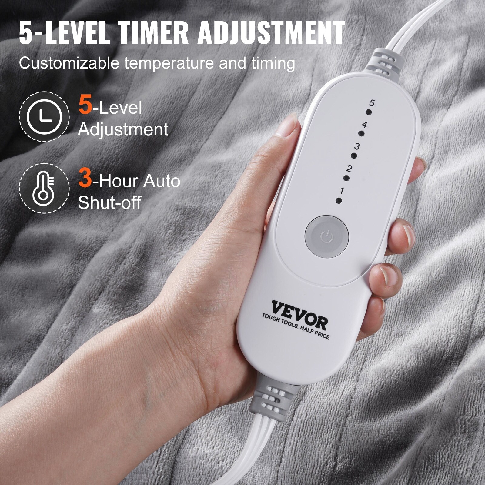 VEVOR Heated Blanket Electric Throw