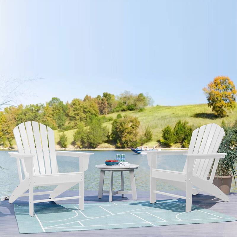 Recycled Plastic Modern Adirondack Chair,Outdoor Patio Chair