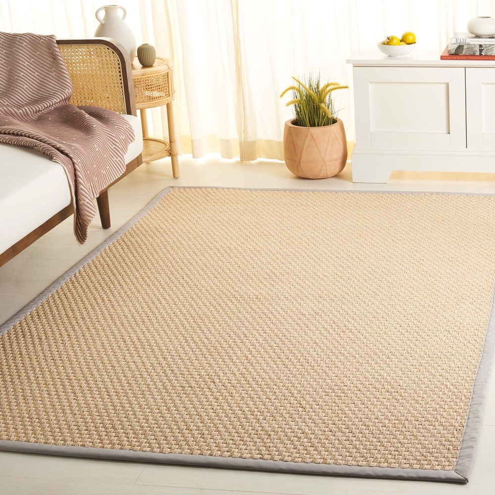 SAFAVIEH Napa Faux Sisal Meret Washable Indoor/Outdoor Rug - Weather Resistant & Easy Cleaning