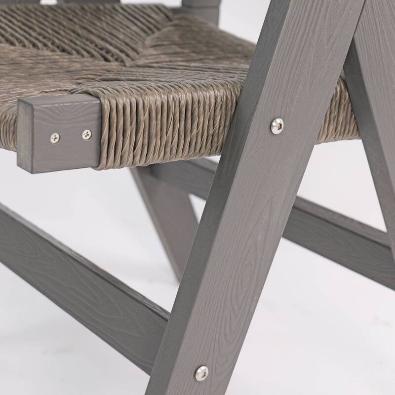 Rossetta All-Weather Outdoor Hemp Cordage Woven Seating with Stable Structure