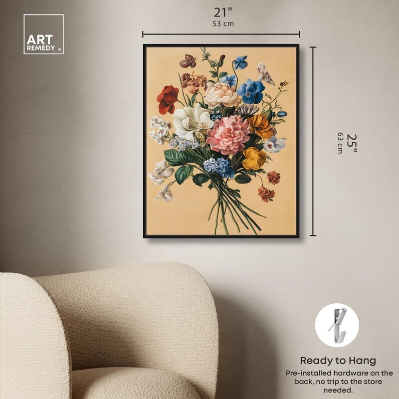 Floral Fiesta Canvas by Art Remedy