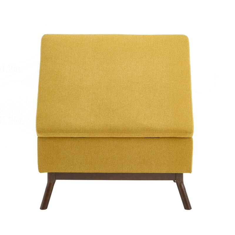 Versatile Mid-century Modern Storage Ottoman for Various Rooms and Purposes