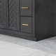 preview thumbnail 126 of 196, Altair Gazsi Bathroom Vanity with Composite Stone Countertop without Mirror