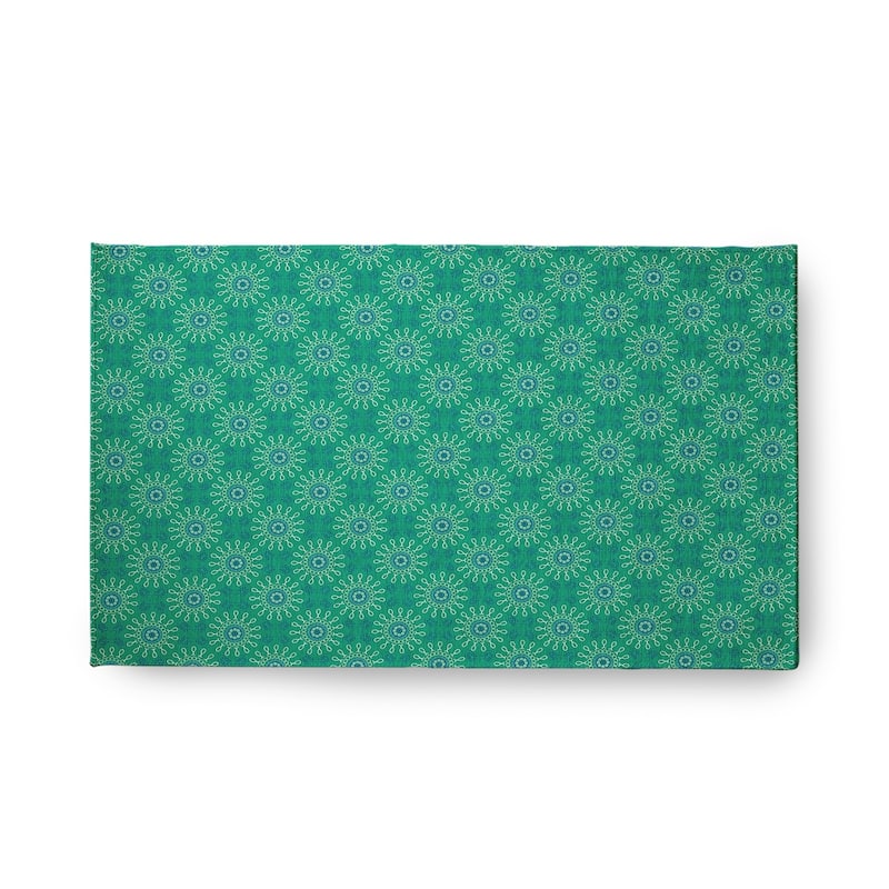 Sun Tile Rug - Kelly Green - 18" x 30"