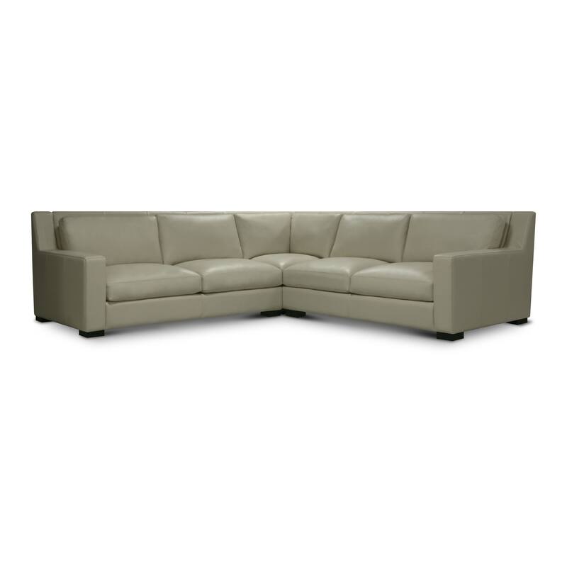 Montreal 121.5" Wide Upholstered Sectional, Boca Linen