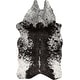 preview thumbnail 4 of 14, Alexander Home Charcoal Faux Cowhide Area Rug