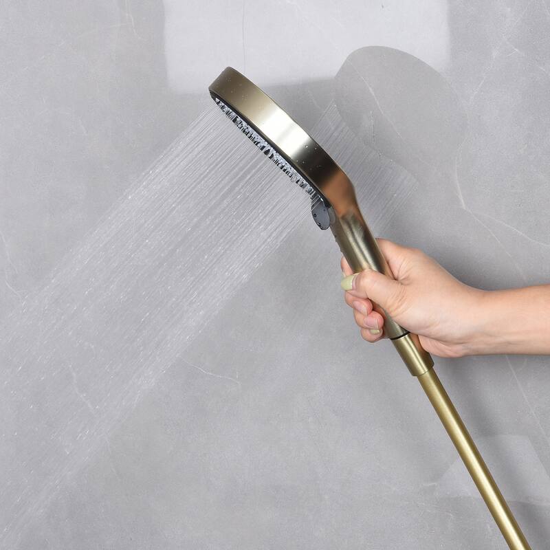 Wall-Mounted Complete Shower System with Rough In-Valve