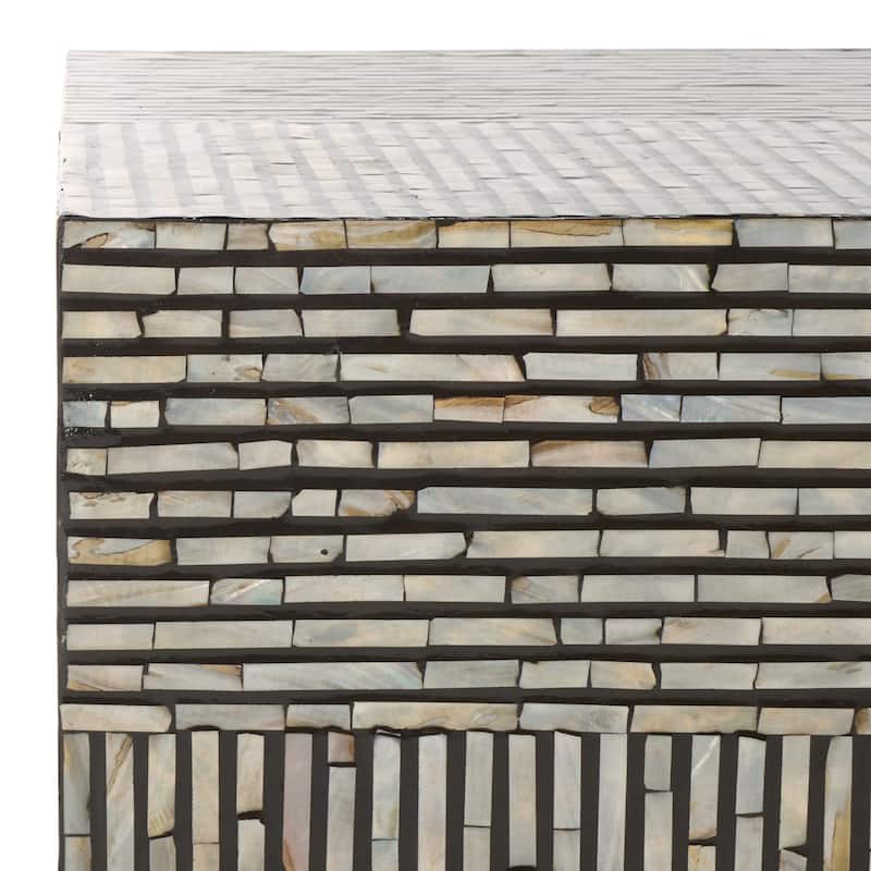 SAFAVIEH Hamza Rectangular Prism Coffee Table (Fully Assembled) - 48"W x 24"D x 17"H