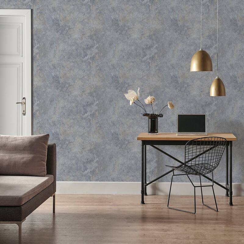 Arthouse Gideon Light Grey Distressed Wallpaper