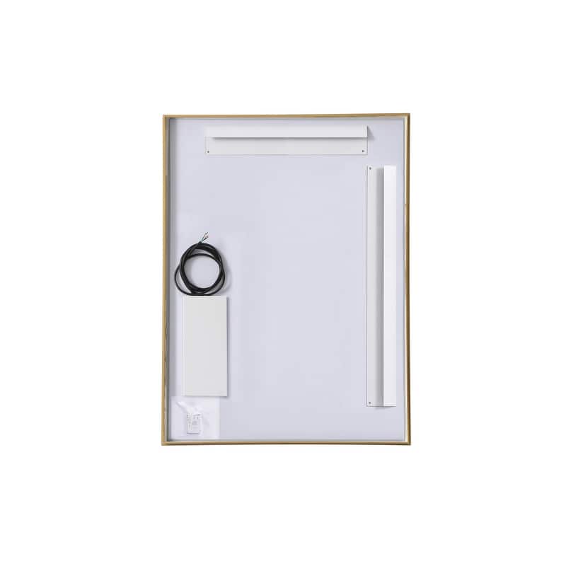 Indigo Home 30x40 inch LED mirror with adjustable color temperature
