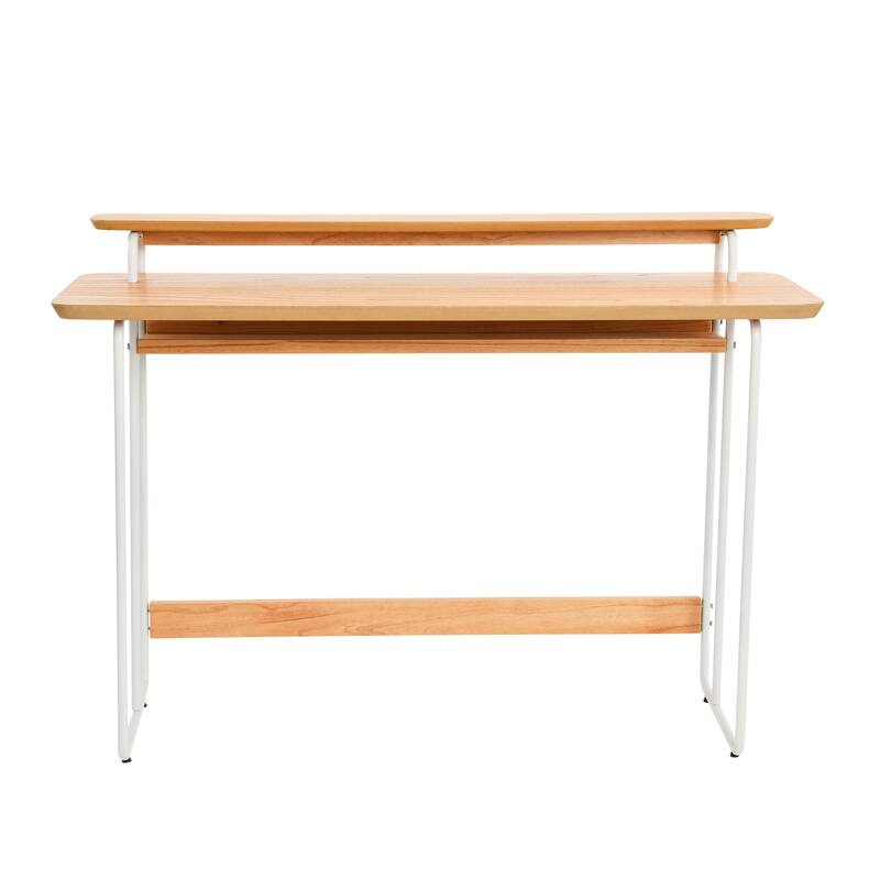 Computer Desk with Wood Veneer