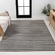 preview thumbnail 92 of 111, JONATHAN Y Maribo Minimalist Scandi Striped Navy/ivory Area Rug 2x8 - Black/White