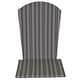 preview thumbnail 19 of 21, Full Adirondack Chair Cushion Gray Stripe