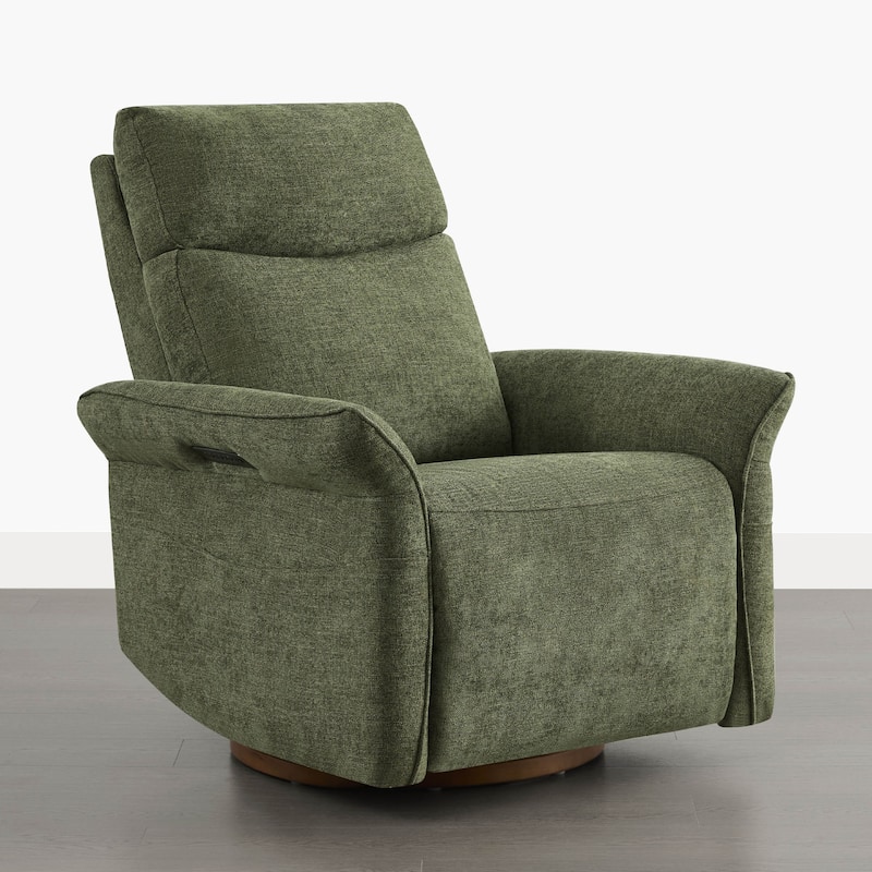 Spruce & Spring Power Swivel Recliner Chair Triple-Motor Nursery Glider