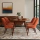 preview thumbnail 13 of 49, INK+IVY Nola Upholstered Dining Side Chairs with Cutout Back design (Set of 2)